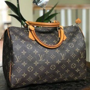 Barely Used Louis Vuitton Speedy Bag